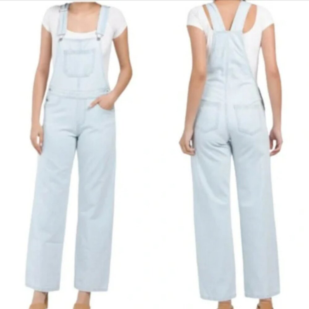 Avec Les Filles | Anthropologie Denim Overalls Cloud Light Wash Women's Size 27